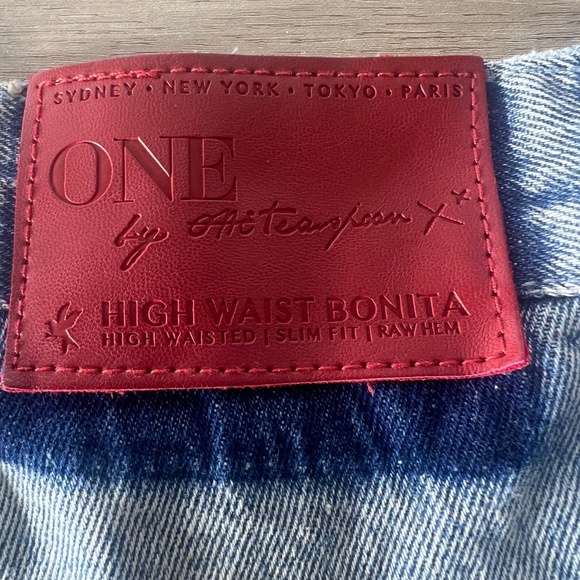 One teaspoon High Waist Bonita Slim Fit Raw Hem - Picture 5 of 5